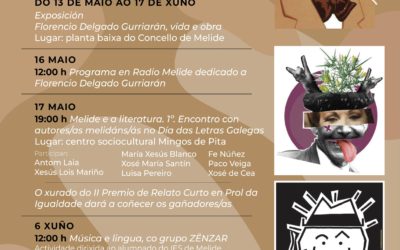 Melide organiza un completo programa polo Día das Letras Galegas con teatro, música e encontro das e dos autores do municipio