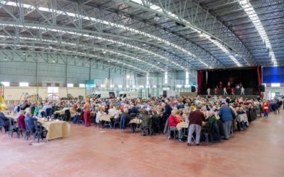 Éxito de participación no Xantar de Irmandade da Terceira Idade de Melide