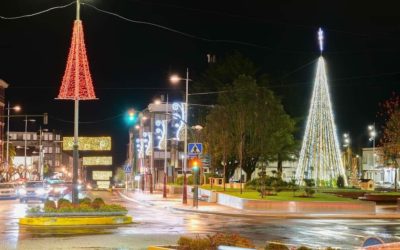 Melide énchese de luz desde o venres 1 co acendido do alumeado de Nadal