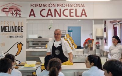 O Concello de Melide comezou a promoción da Festa do Melindre cun obradoiro e cata no concello de As Neves