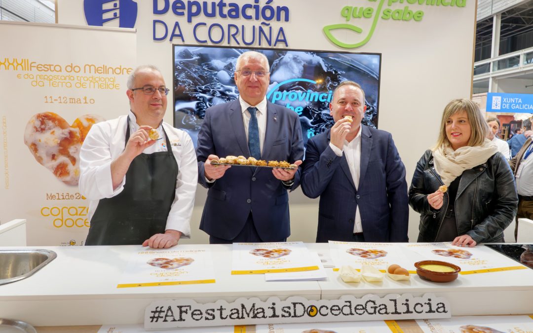 O Concello de Melide presentou hoxe a Festa do melindre no Fórum Gastronómico da Coruña.