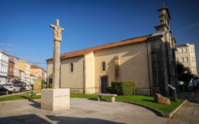 O cruceiro do adro de San Roque recupera o seu esplendor a través dos traballos de restauración e posta en valor