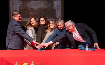 Acto oficial de presentación do selo postal «Efemérides. Asamblea de Melide»
