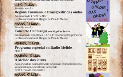 O Concello de Melide presenta a programación cultural e social do mes de maio
